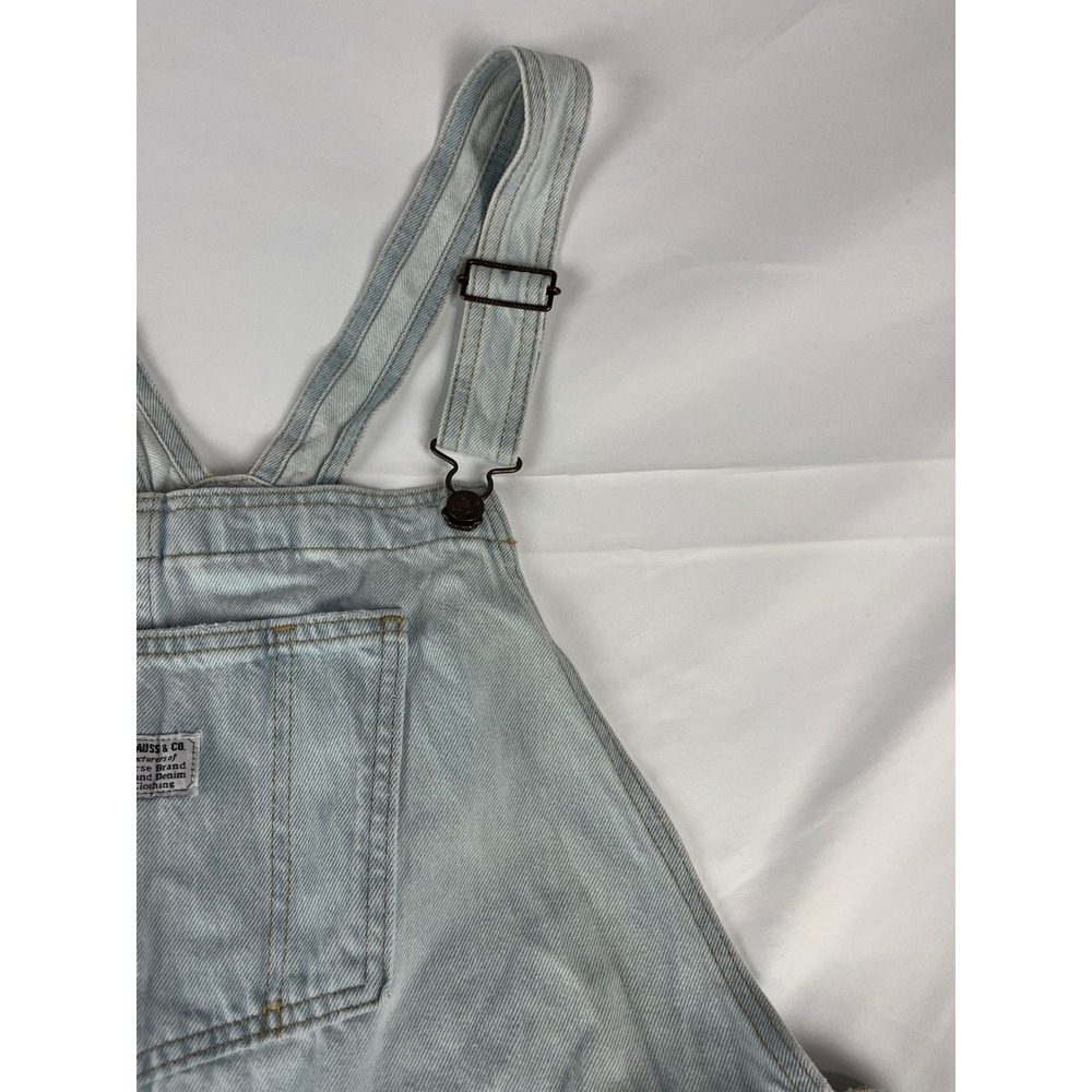 Levi's Light Wash Blue Denim Overalls